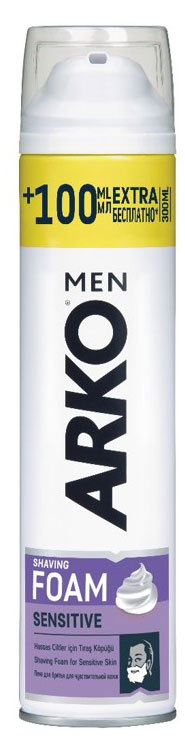 Пена для бритья Arko Men Sensitive, 300 мл