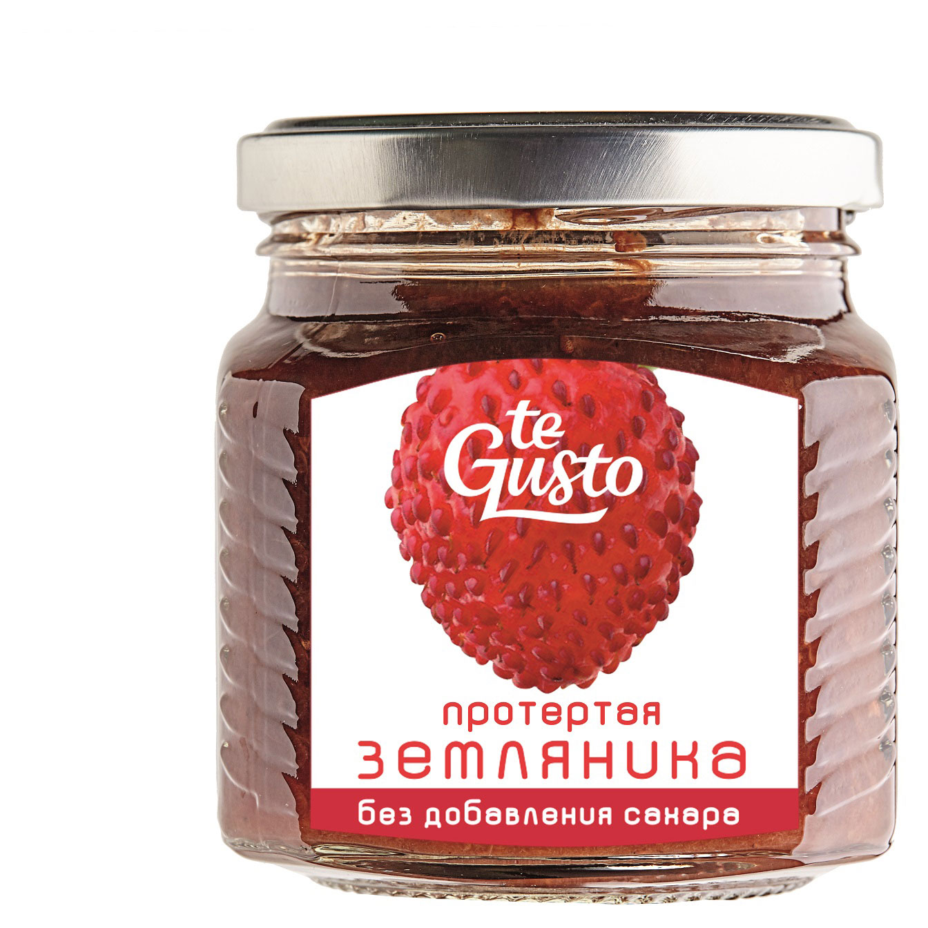 te Gusto | Земляника протертая te Gusto без сахара, 300 г