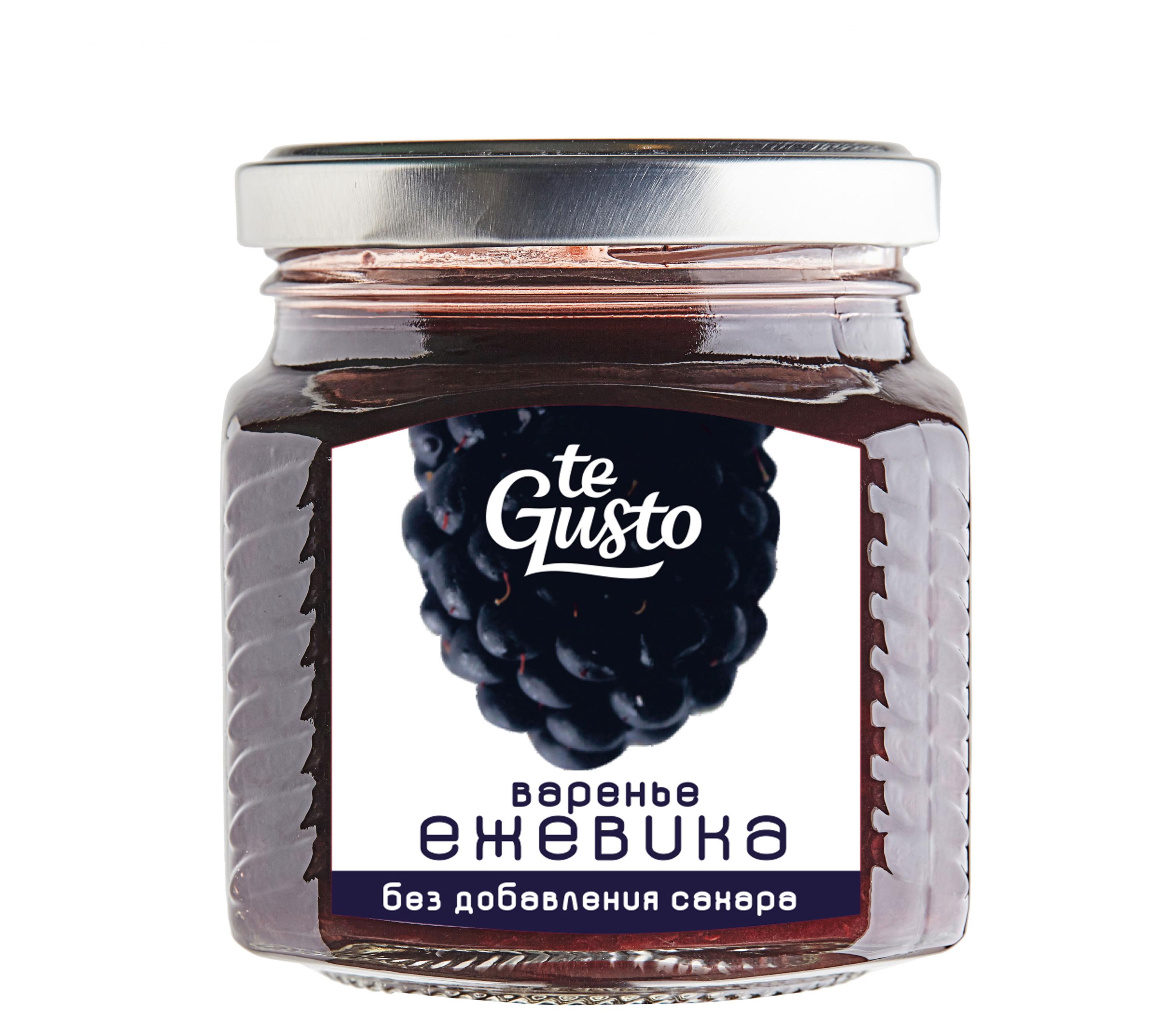 te Gusto | Ежевика вареная te Gusto без сахара, 300 г