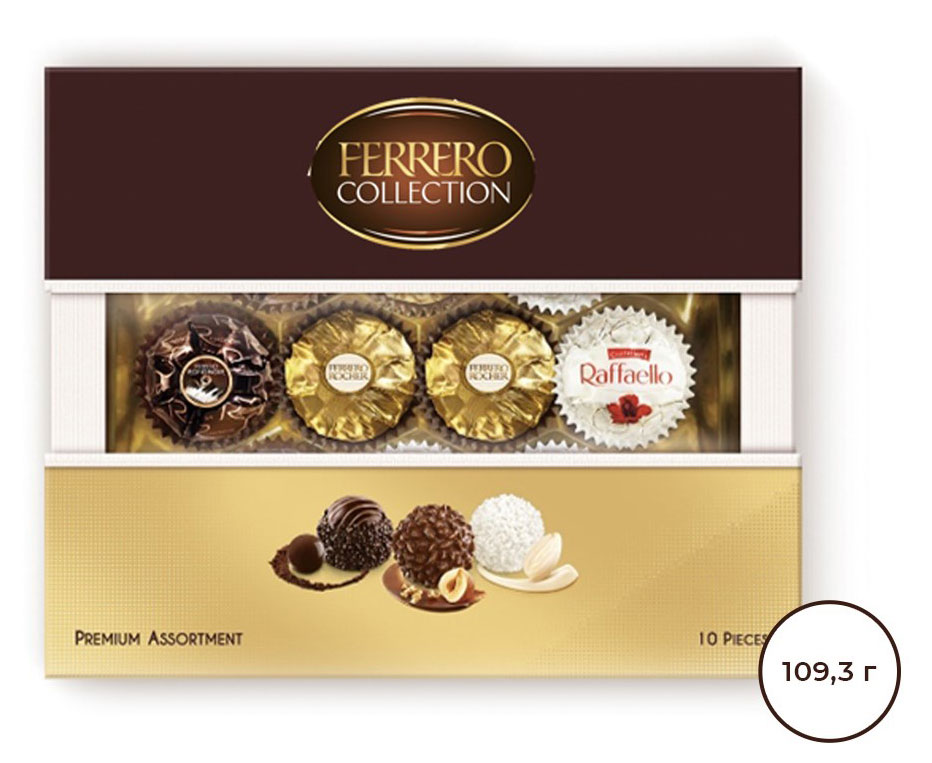 Набор конфет FERRERO Collection Ассорти, 109,3 г