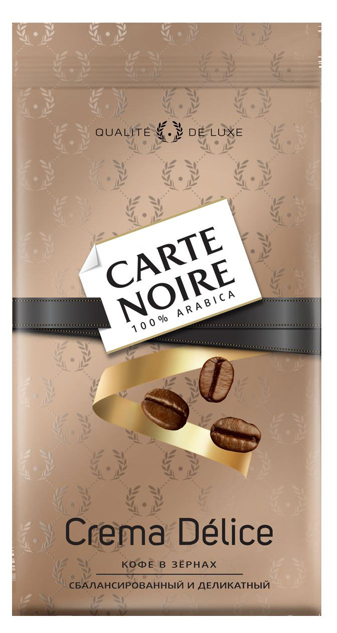 Carte Noire | Кофе в зернах Carte Noire Crema Delice жареный, 800 г