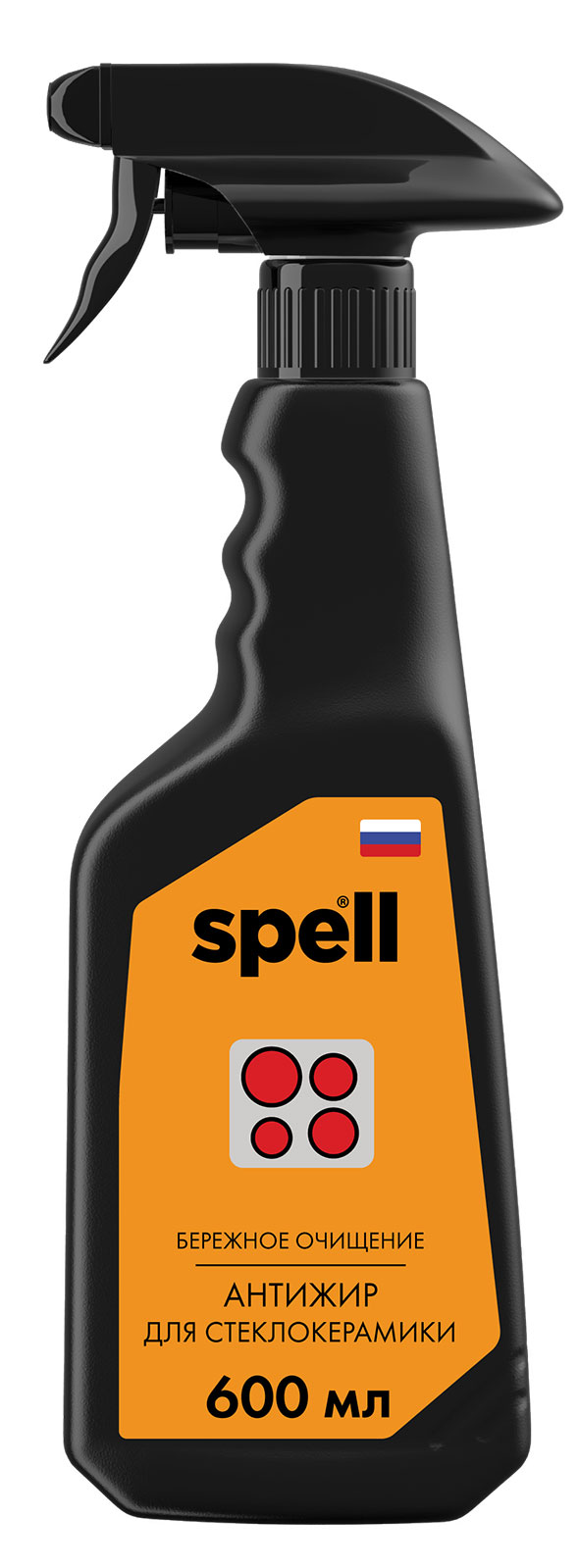 SPELL | Чистящее средство SPELL Антижир для стеклокерамики, 600 мл