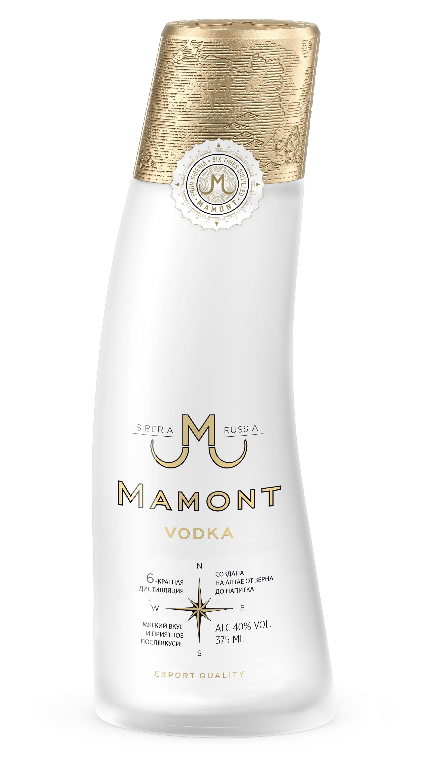 Mamont | Водка Mamont Россия, 0,375 л