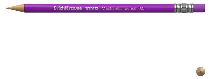 Карандаш механический ErichKrause Vivo HB 0,5 мм, 1 шт