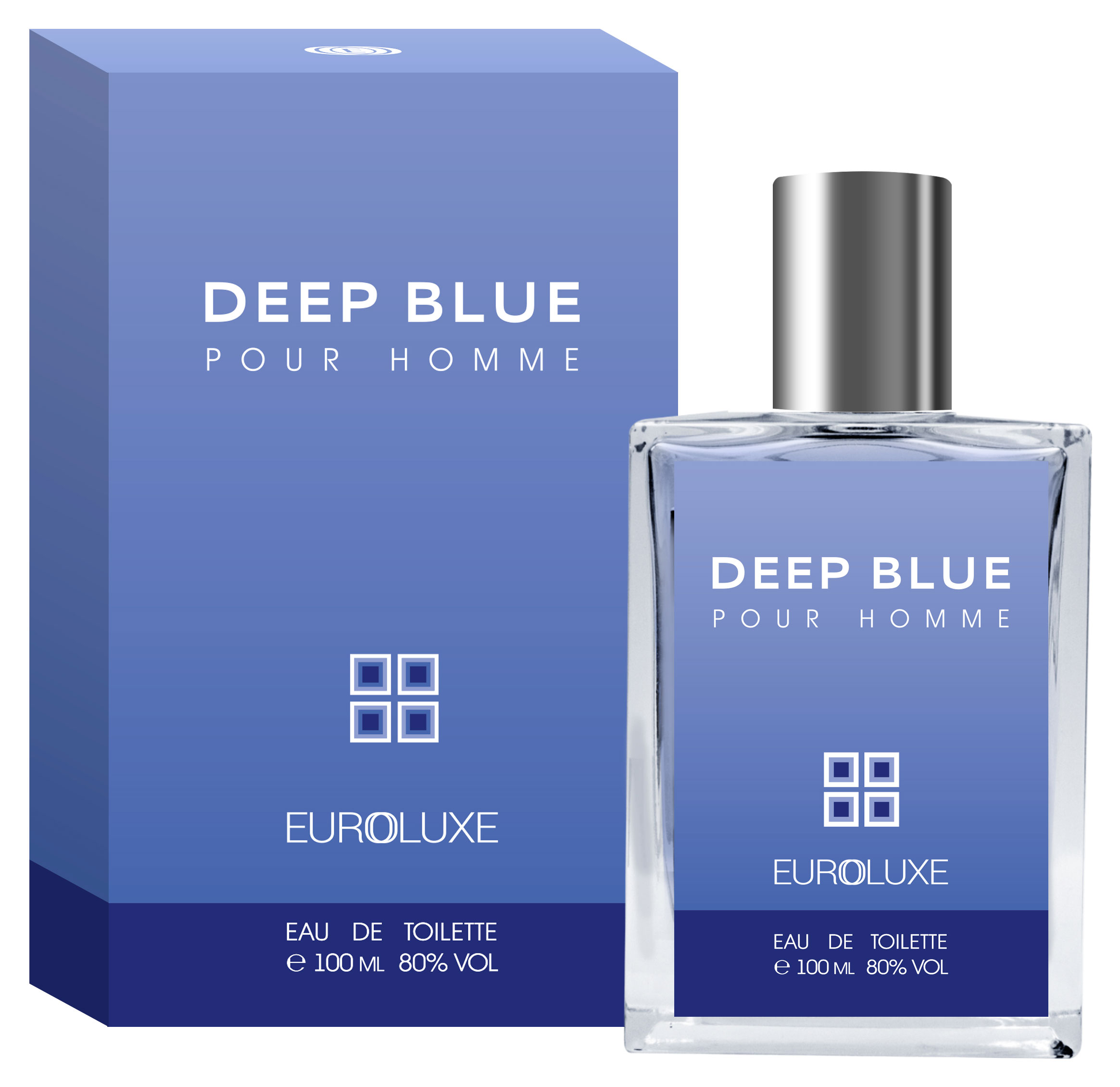 Tуалетная вода мужская Euroluxe Deep Blue, 100 мл