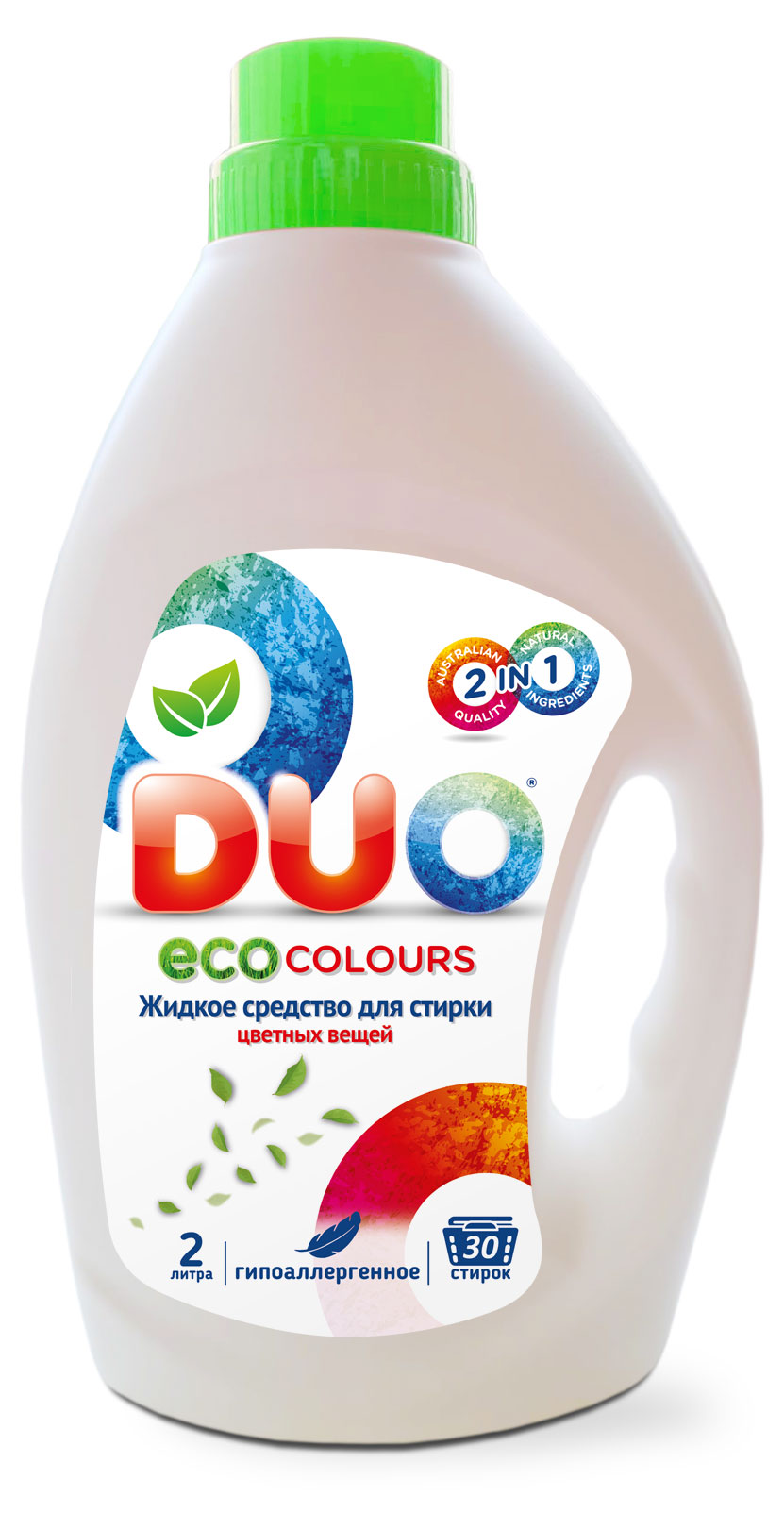 Жидкое средство для стирки DUO ECO colours, 2 л