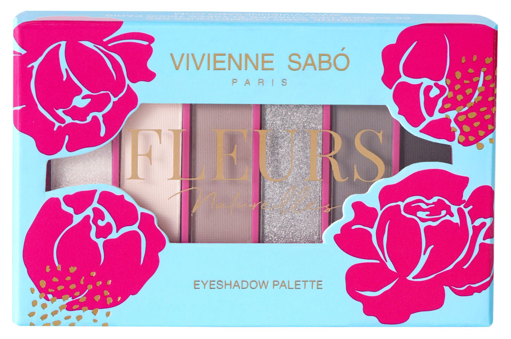 Палетка теней для век Vivienne Sabo Fleurs naturelles тон 04