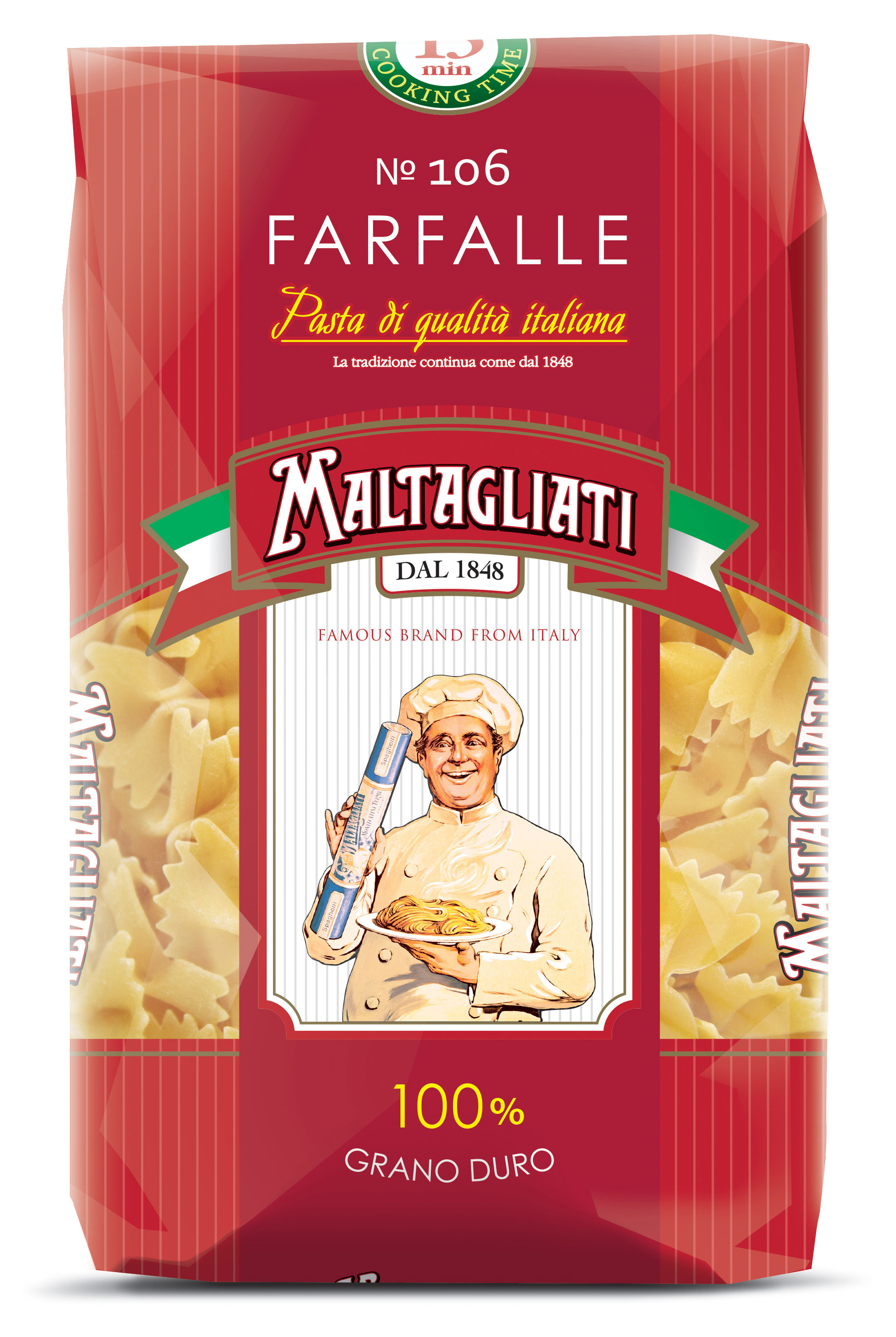 Макаронные изделия Maltagliati Банты 106, 450 г