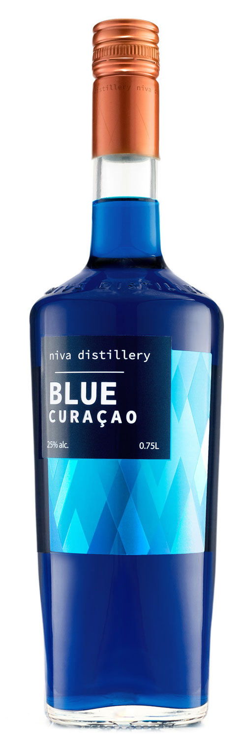 Ликер Niva distillery десертный Blue curacao 25% Россия, 0,75 л