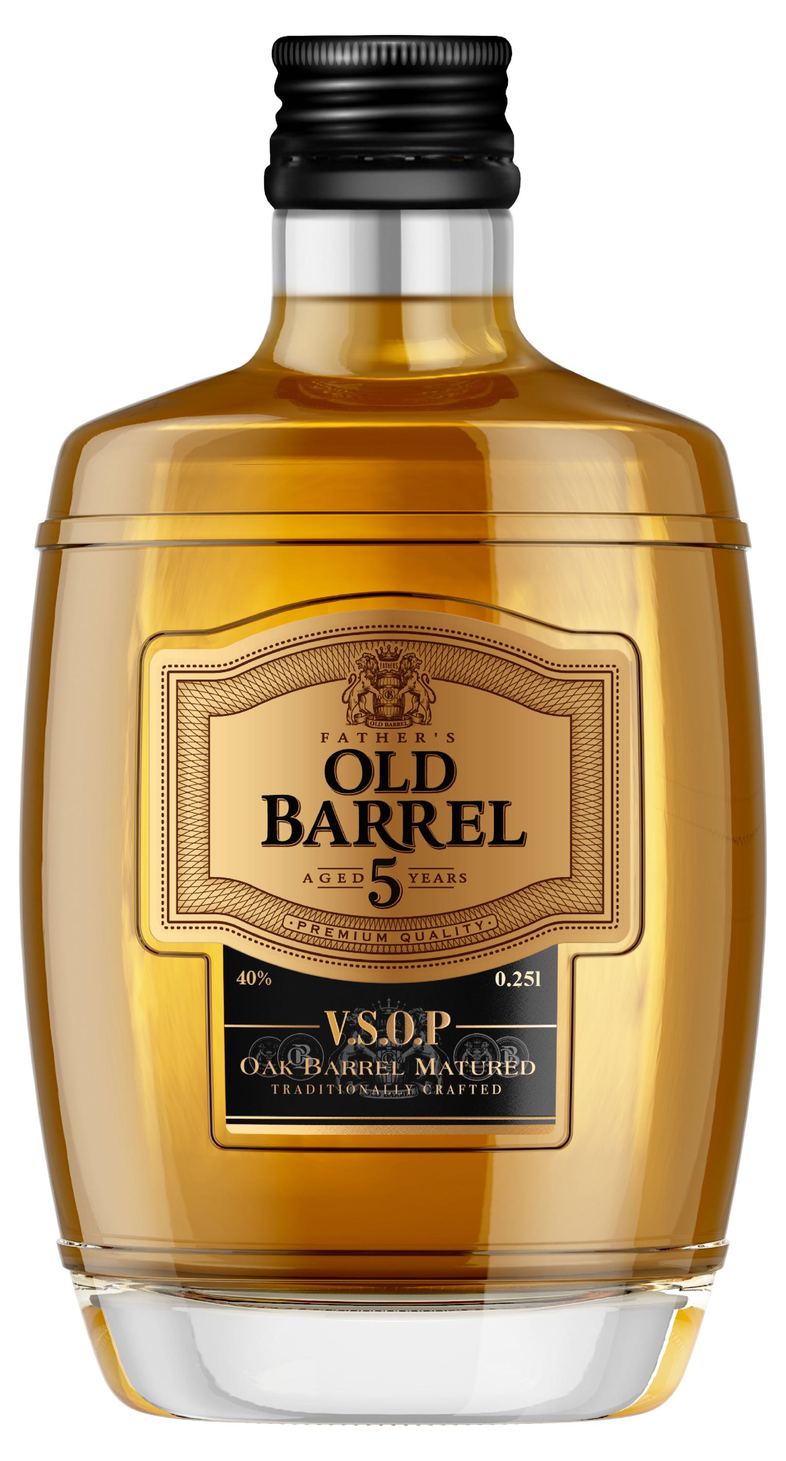 Коньяк Father's Old Barrel VSOP 5 лет, 0,25 л