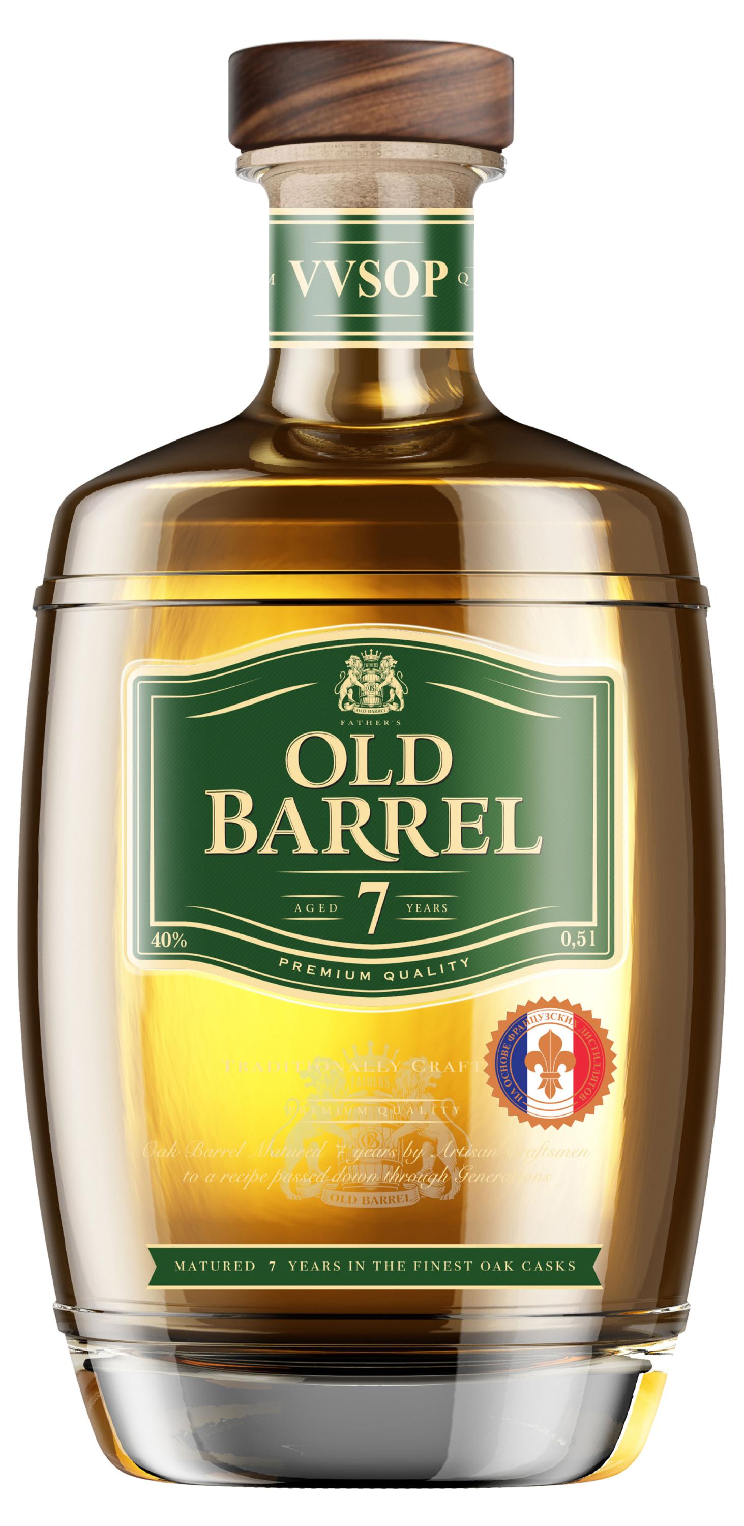 Father's Old Barrel | Коньяк Father's Old Barrel 7 лет, 0,5 л