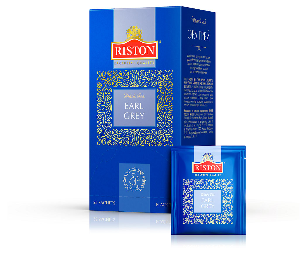 RISTON | Чай черный RISTON Earl Gray, 25x2 г