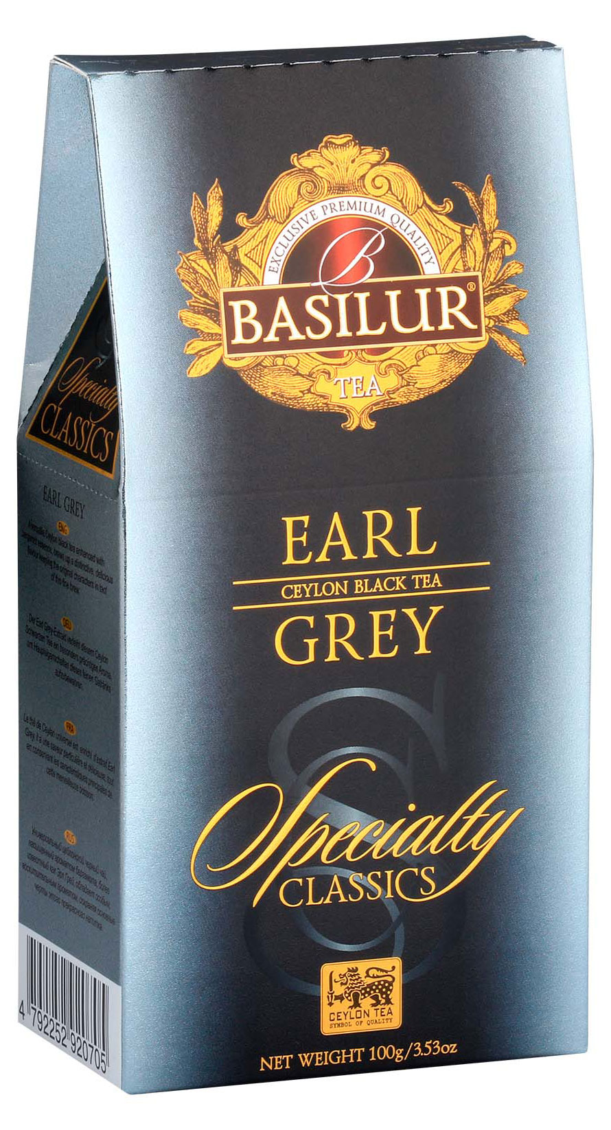 Basilur | Чай черный Basilur Earl Grey листовой с бергамотом, 100 г