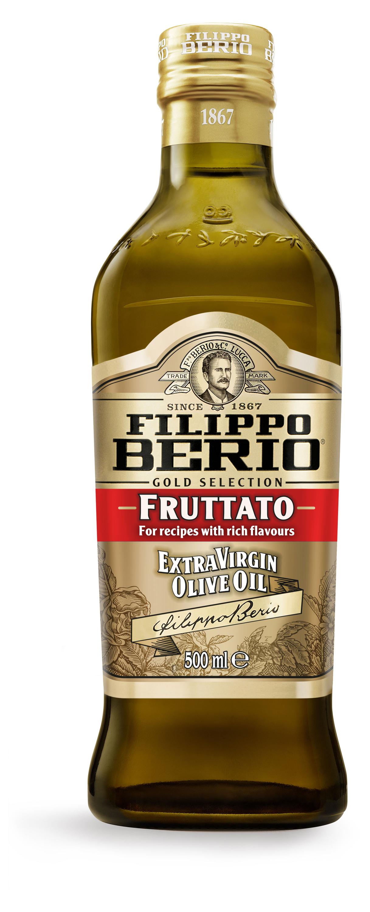 Filippo Berio | Масло оливковое Filippo Berio Extra Virgin Fruttato нерафинированное, 500 мл