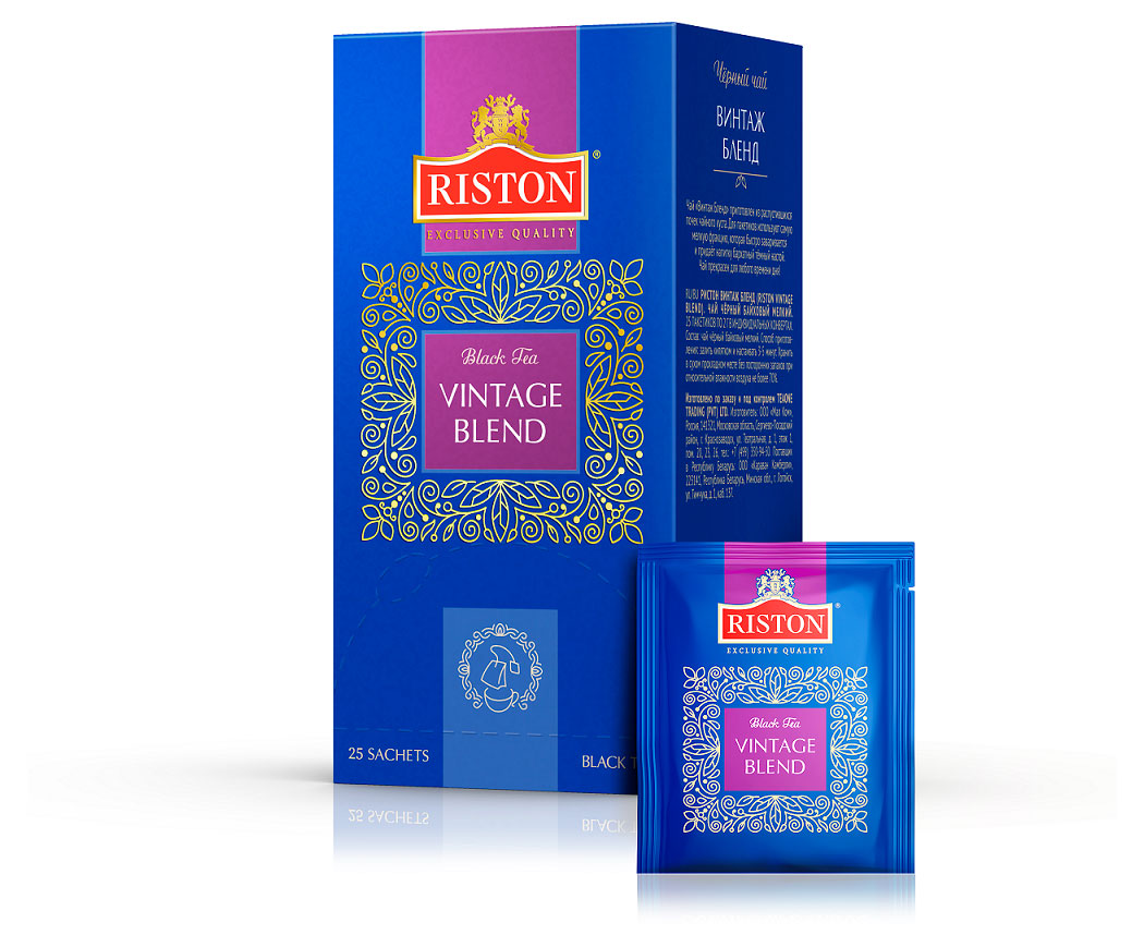 Чай черный RISTON Vintage Blend, 25x2 г