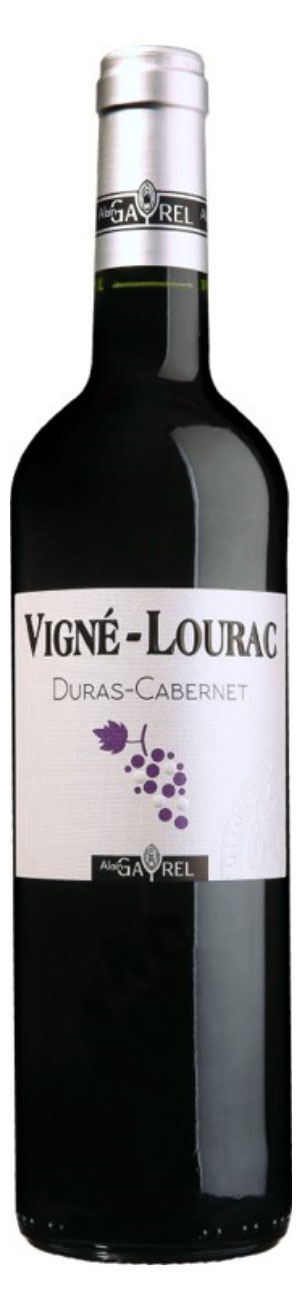 Вино Vignе-Lourac Duras-Cabernet красное сухое Франция, 0,75 л