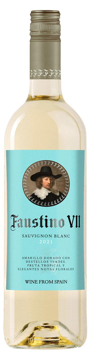 Вино Faustino VII Sauvignon Blanc белое сухое Испания, 0,75 л