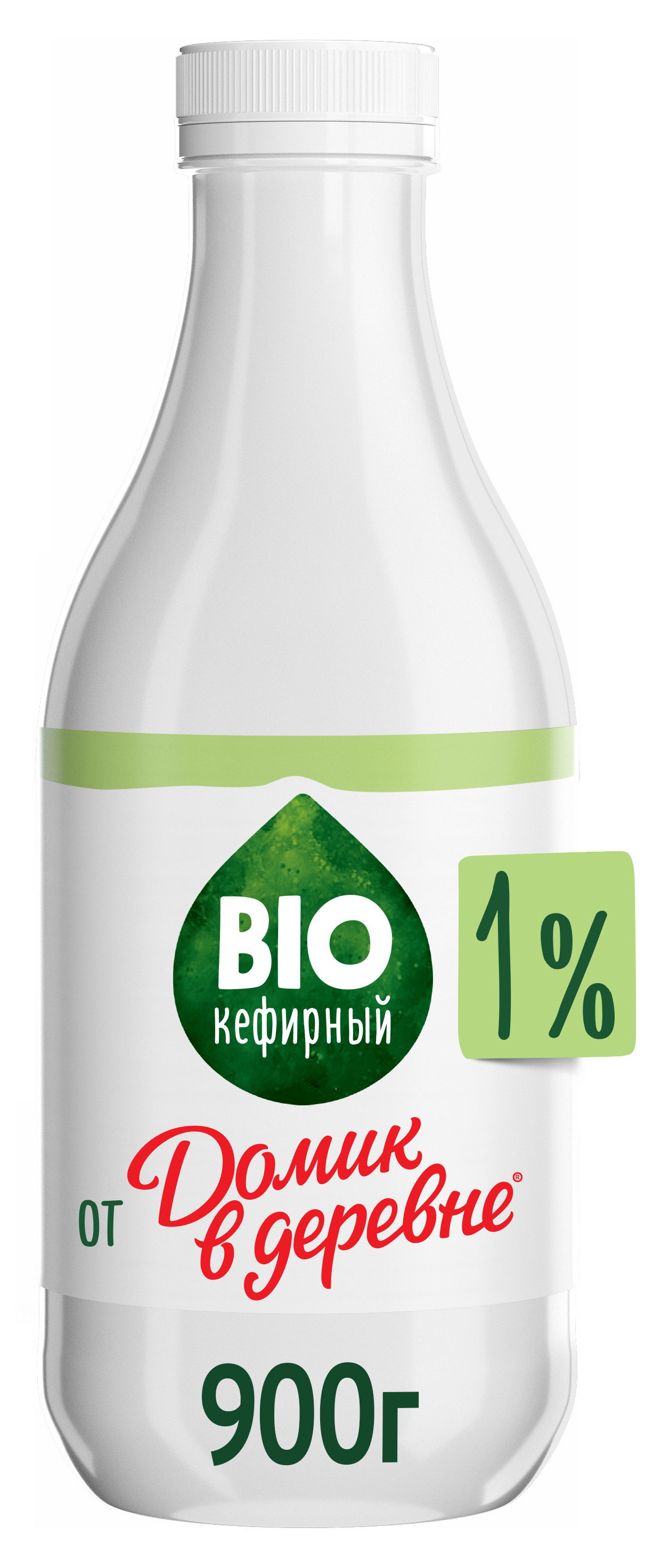 Кефир «Домик в деревне» BIO-кефирный 1% БЗМЖ, 900 г