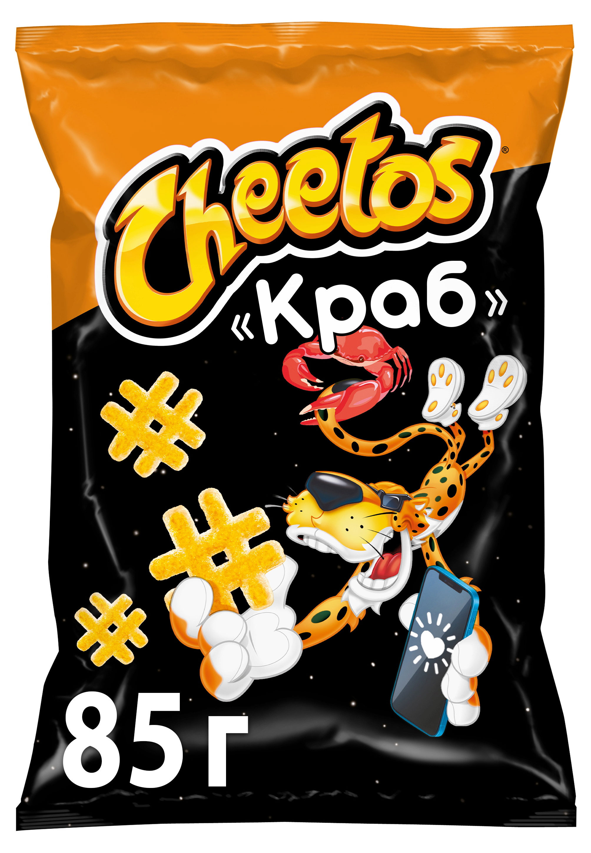 Снеки кукурузные Cheetos Краб, 85 г