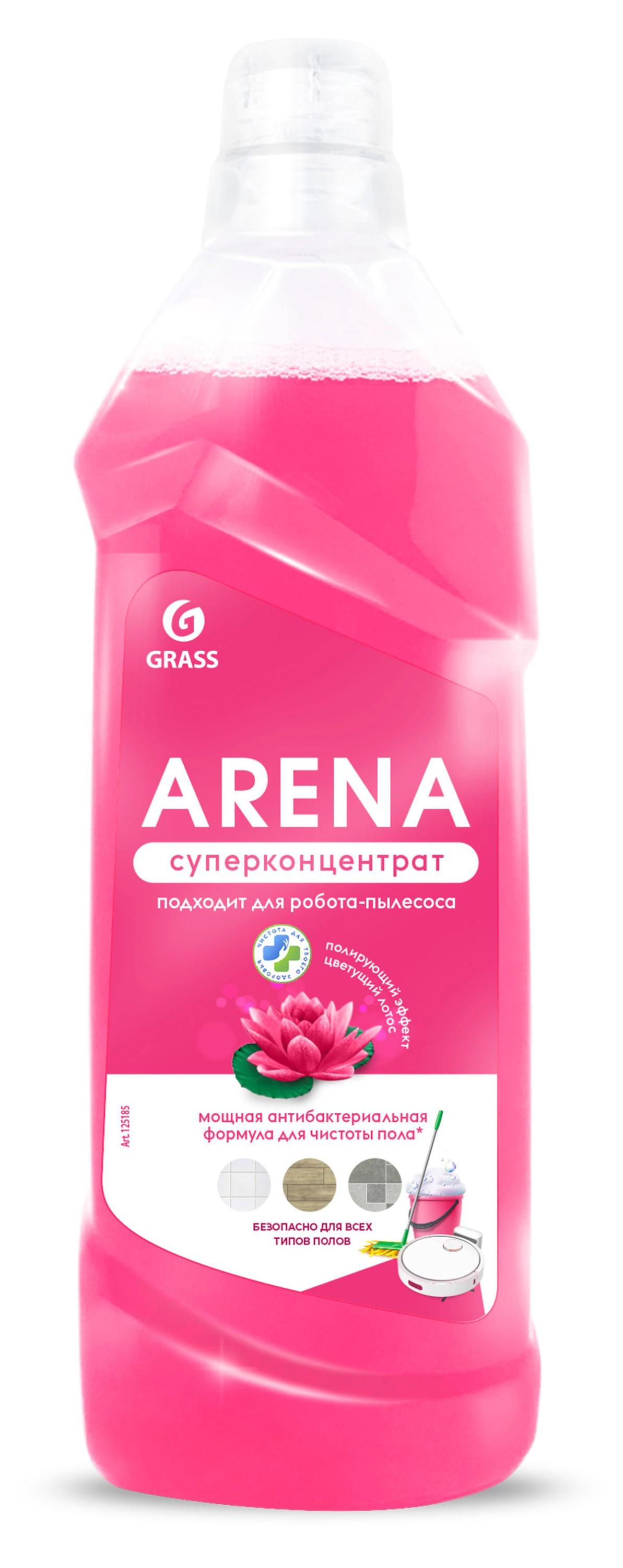 Средство для пола Grass Arena Цветущий лотос с полирующим эффектом для пола, 1 л