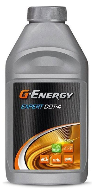 Тормозная жидкость G-Energy Expert DOT 4, 910 мл