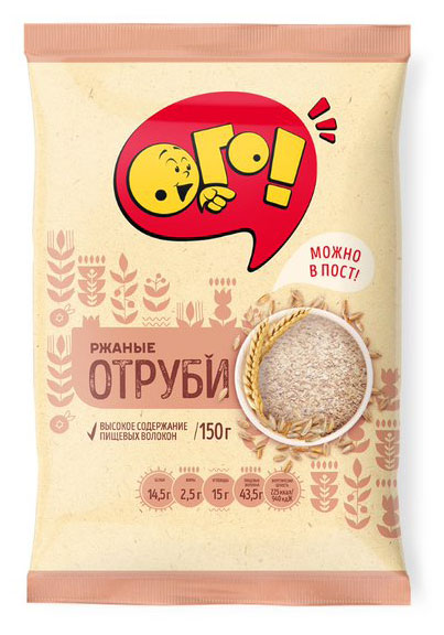 Отруби ржаные «ОГО!», 150 г