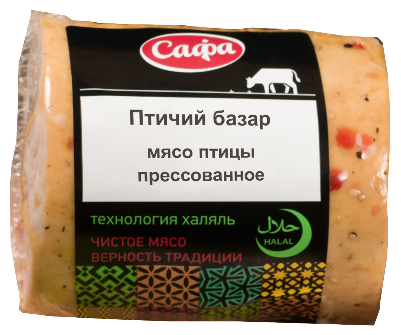 Мясо птицы «САФА» прессованное в обсыпке, вес