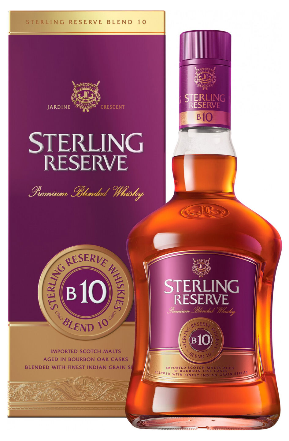 Виски Sterling Reserve B10 Premium Blended в подарочной коробке Индия, 0,75 л