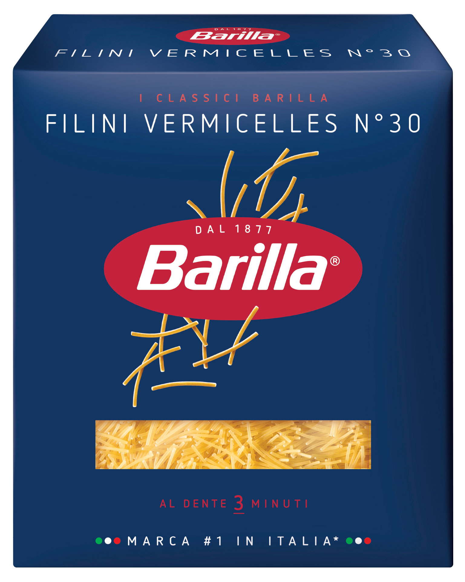 Вермишель Barilla Filini n.30 из твердых сортов пшеницы, 450 г