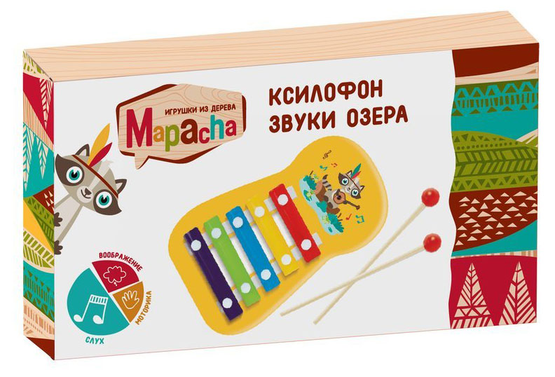 

Игрушка Mapacha Ксилофон звуки озера