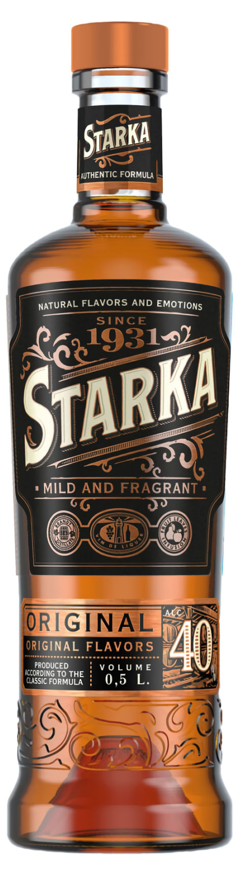 Настойка горькая Starka Россия, 0,5 л