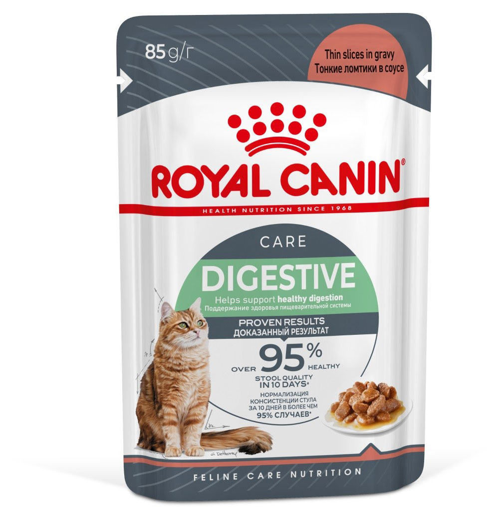 Влажный корм для кошек Royal Canin Digestive Care с чувствительным пищеварением, 85 г
