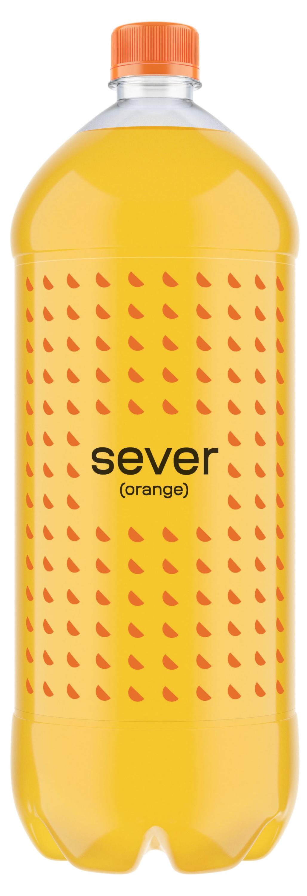 Напиток газированный Sever Orange, 2 л