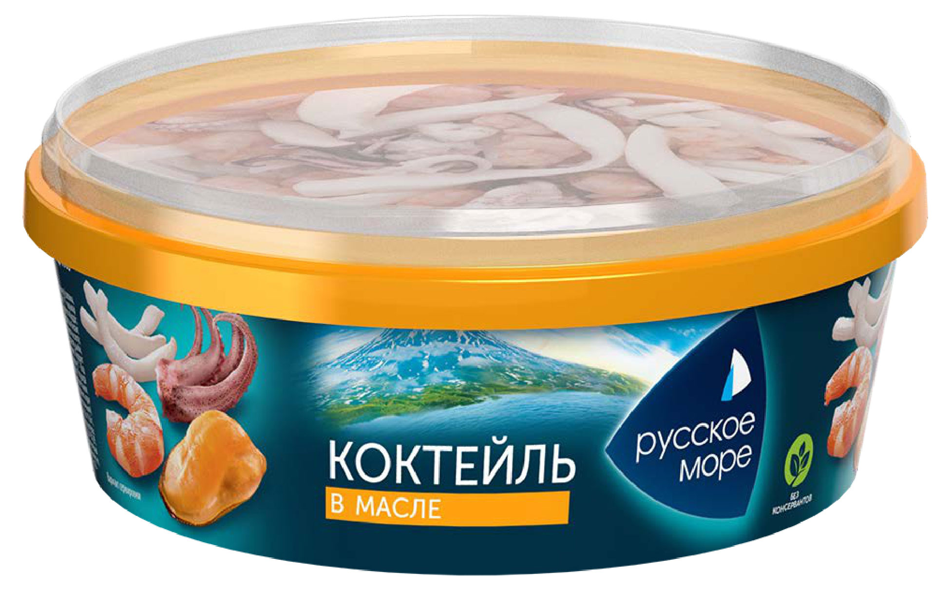 Коктейль из морепродуктов «Русское море» в масле, 300 г