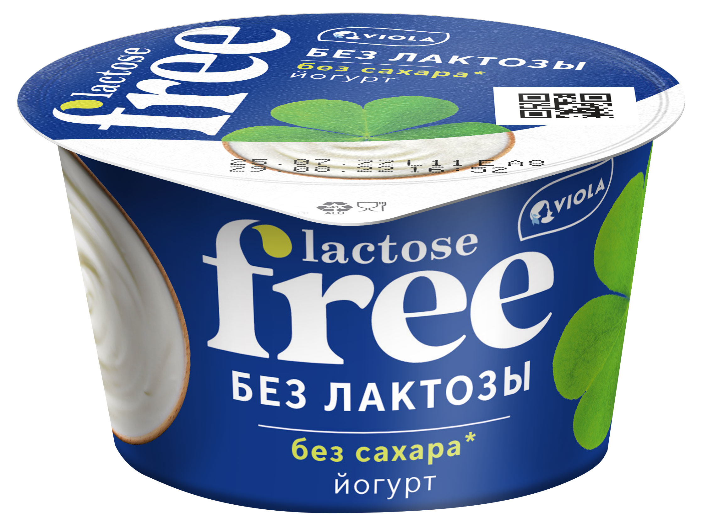 Йогурт Viola безлактозный Free 3,4%, 180 г