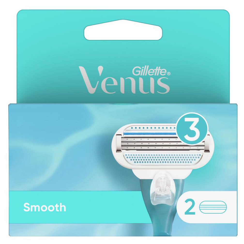 Venus | Сменные кассеты для бритья Venus Smooth, 2 шт