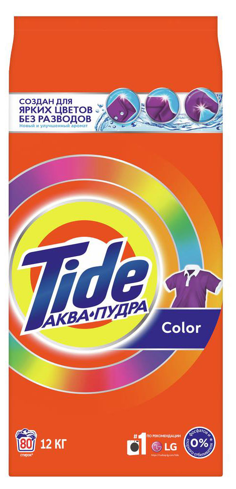 

Стиральный порошок Tide Автомат Color, 12 кг (80 стирок)