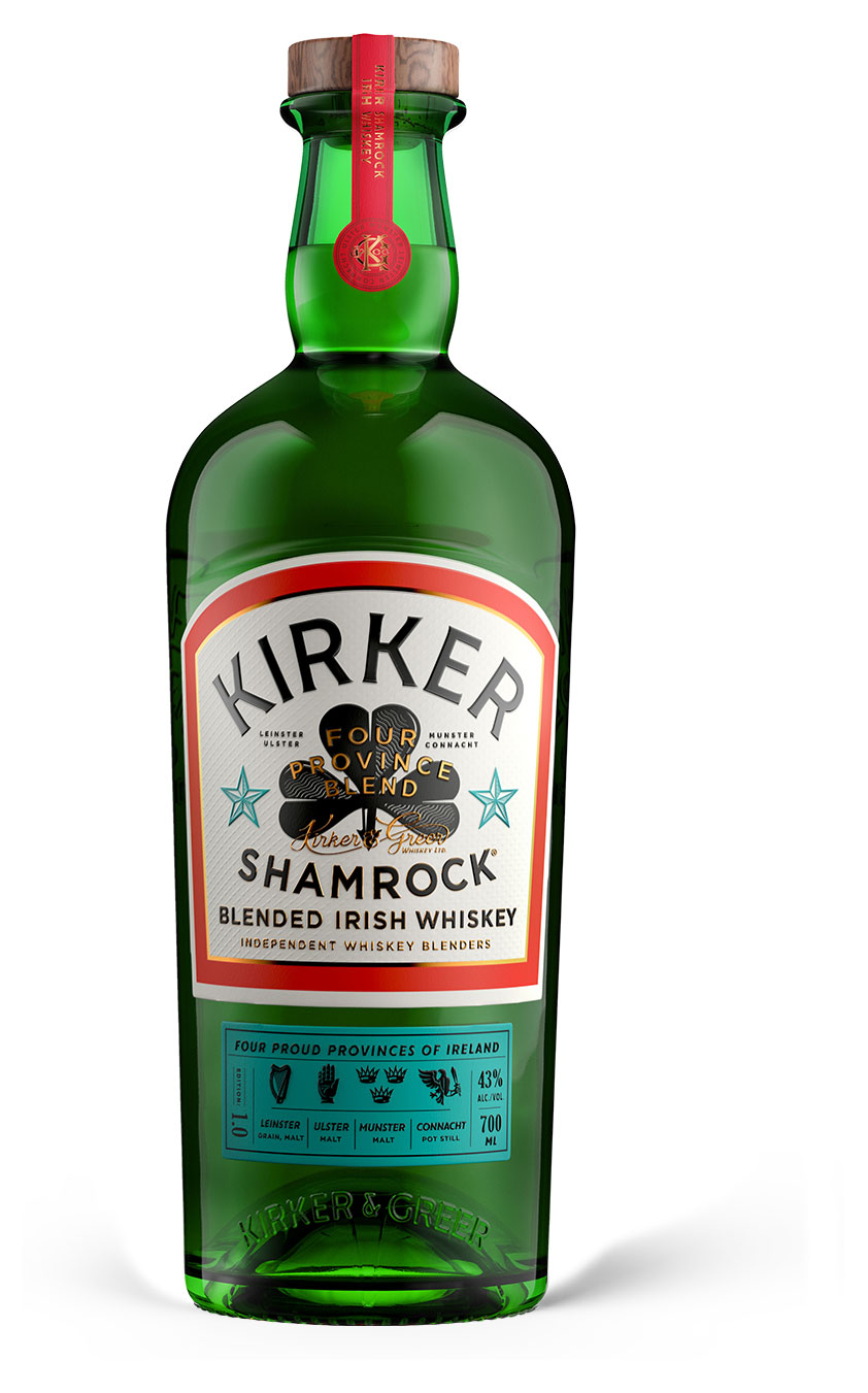 Виски Kirker & Greer Shamrock Ирландия, 0,7 л