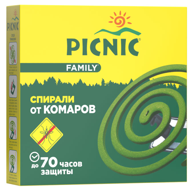 Спирали от комаров Picnic Family, 10 шт