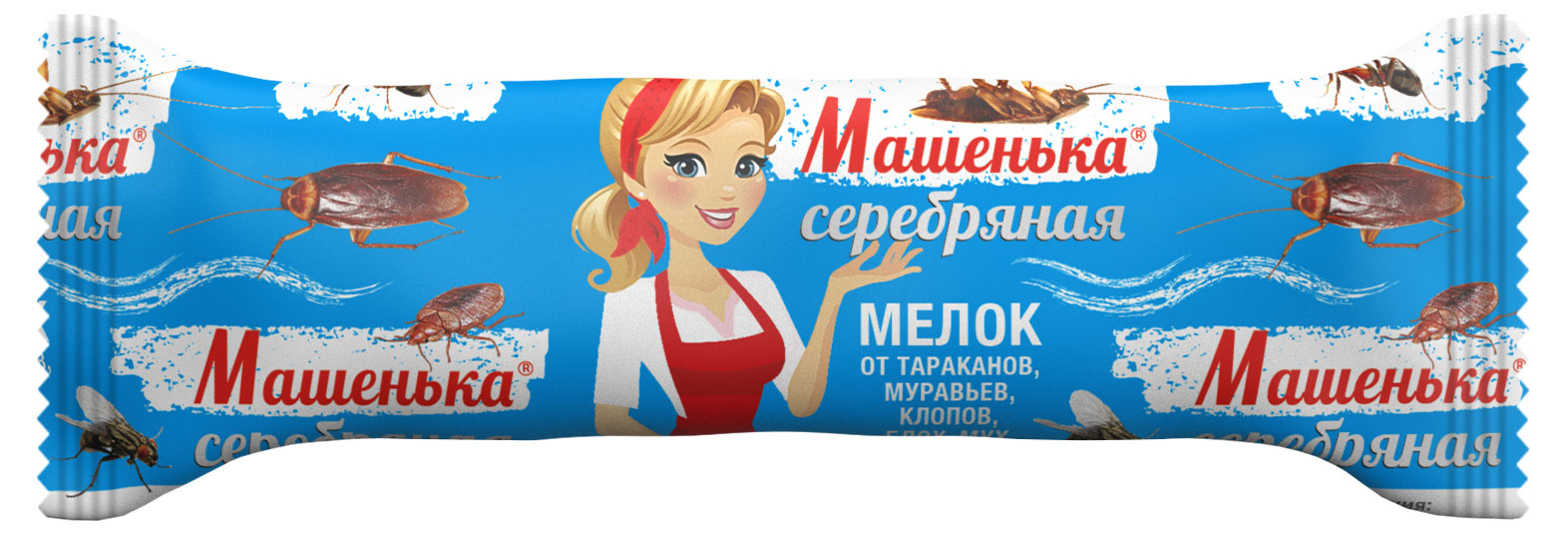 Машенька | Средство от насекомых «Машенька» серебряная меловой карандаш, 20 г