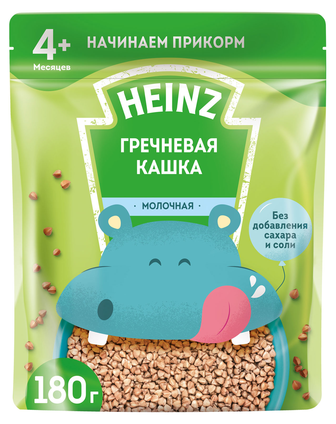 Каша молочная Heinz гречневая с 4 мес., 180 г