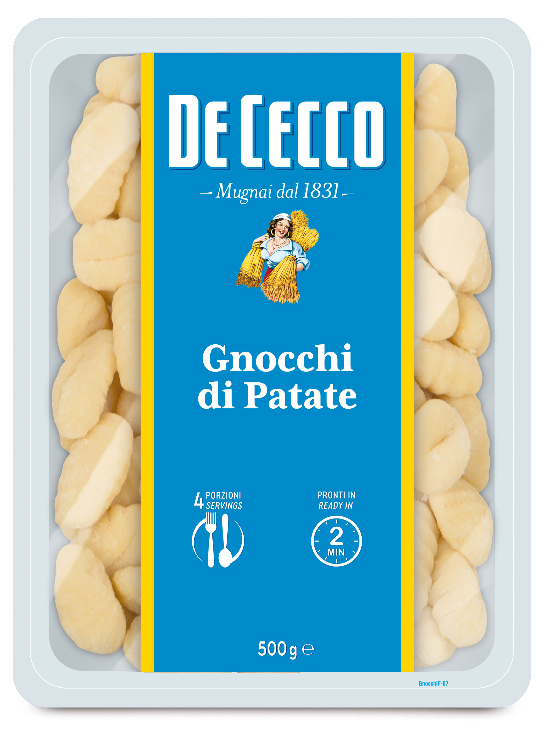 De Cecco | Макаронные изделия De Cecco Gnocchi di patate клецки, 500 г