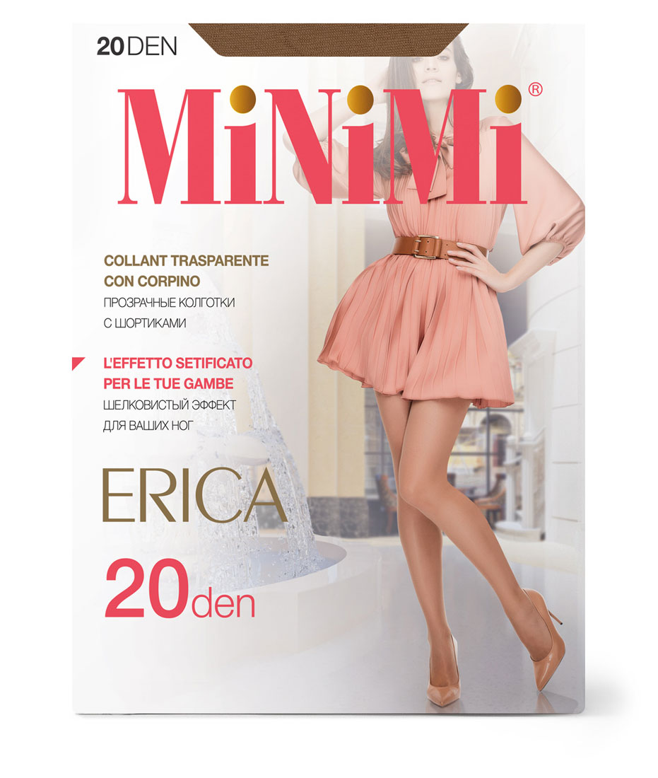 Колготки женские MINIMI Erica 20 den daino, р 2