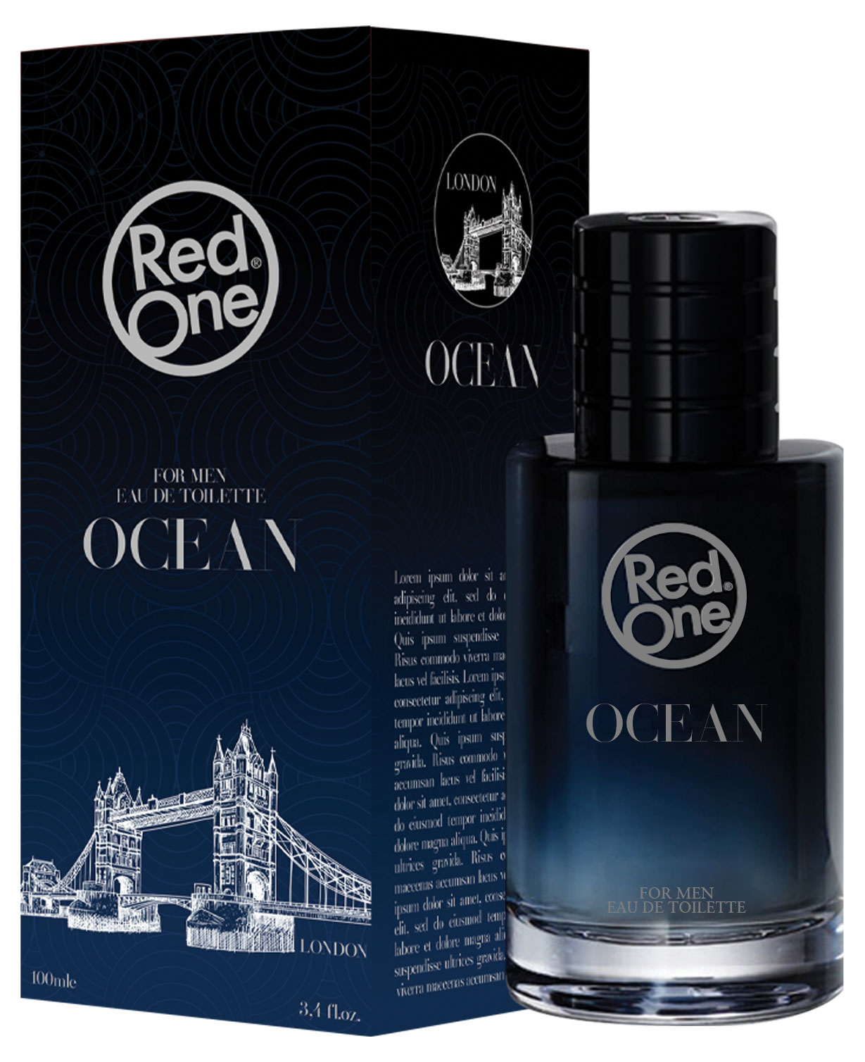 Туалетная вода RedOne Edt Men Ocean, 100 мл