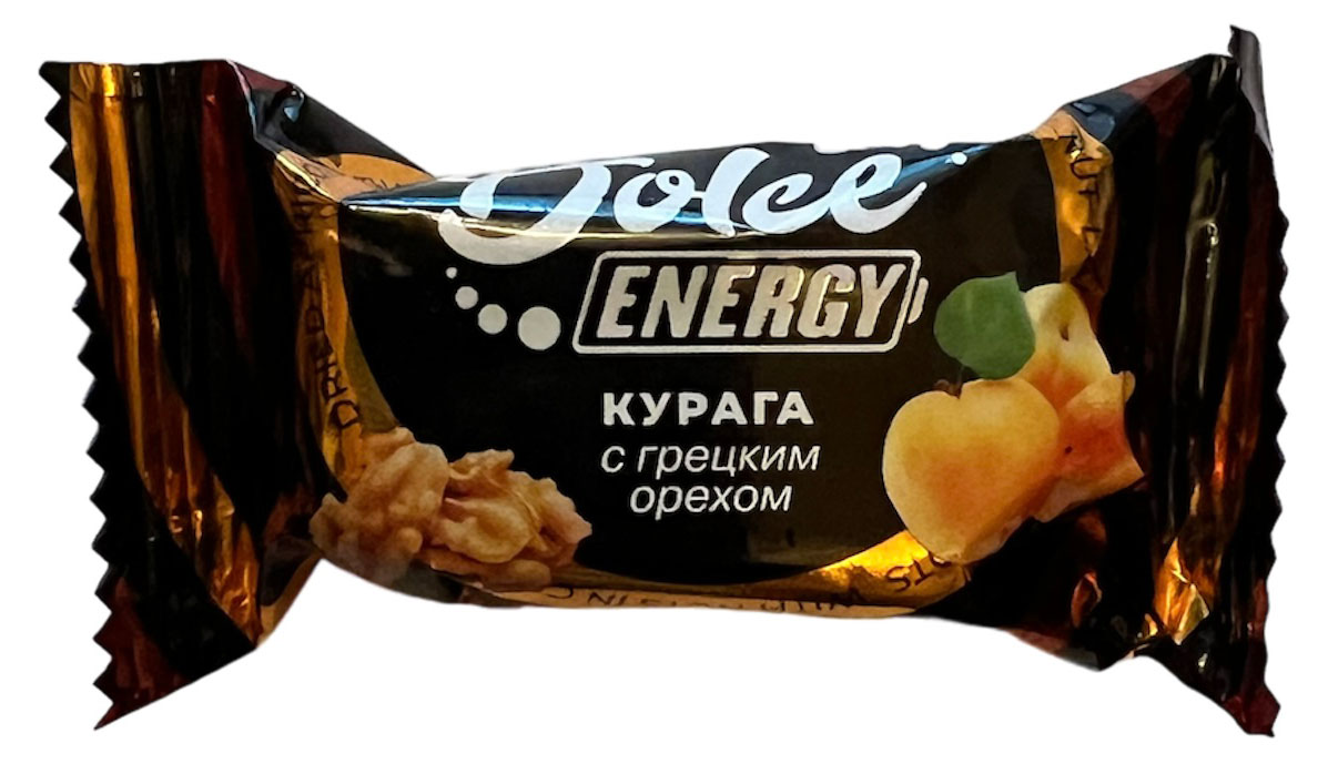 Курага в шоколаде Dolce Energy с грецким орехом, вес