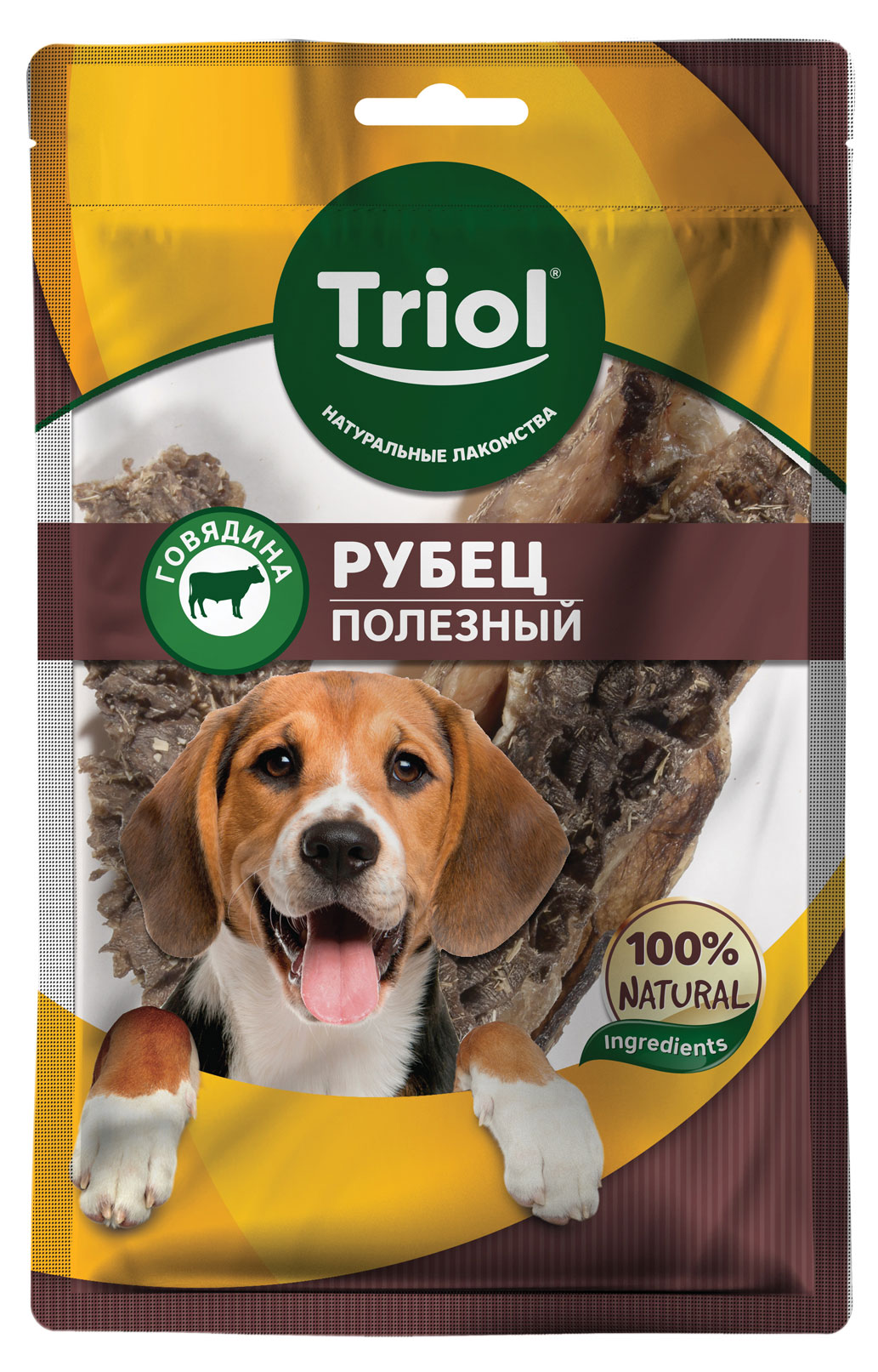 Лакомство для собак Triol рубец говяжий, 30 г