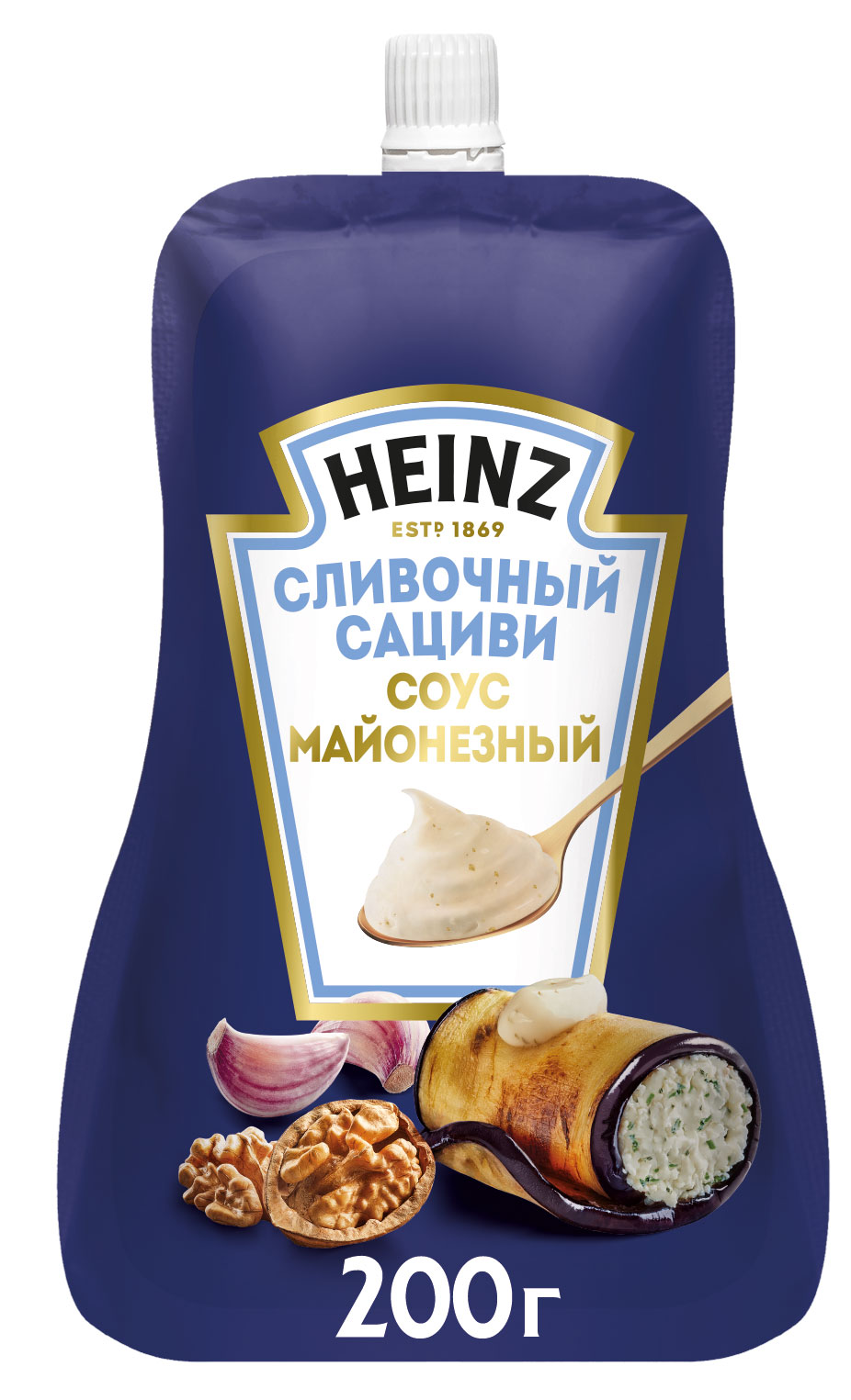 Соус майонезный Heinz Сливочный Сациви, 200 г