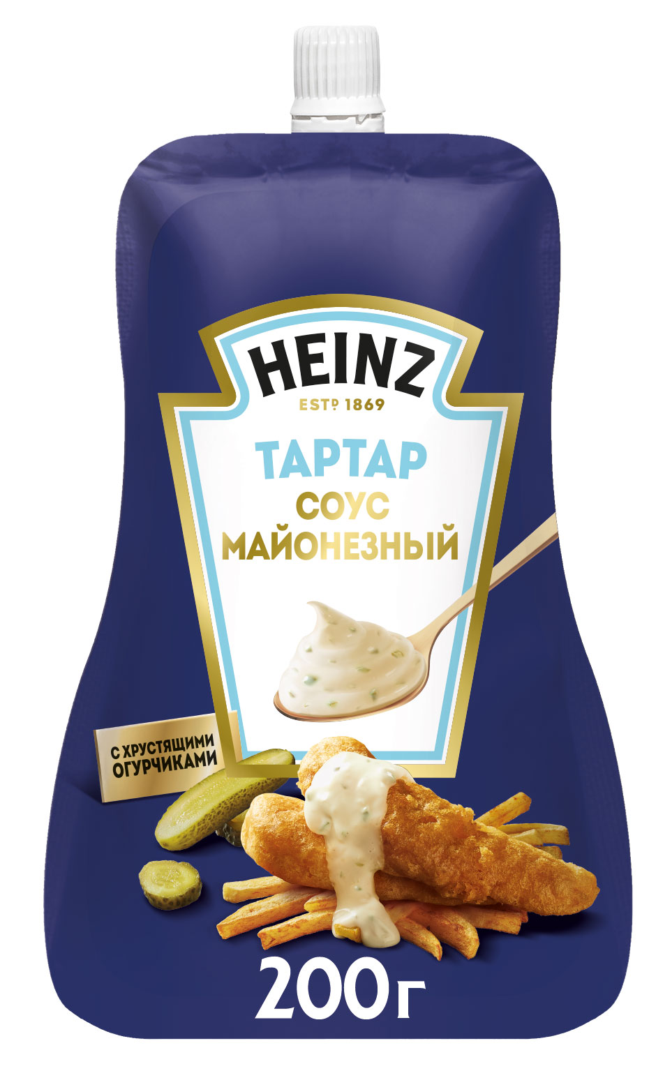 Соус майонезный Heinz Тар-тар с хрустящими огурчиками, 230 г