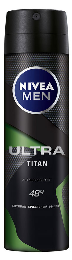 Антиперспирант спрей мужской NIVEA MEN Ultra Titan с антибактериальным эффектом, 150 мл