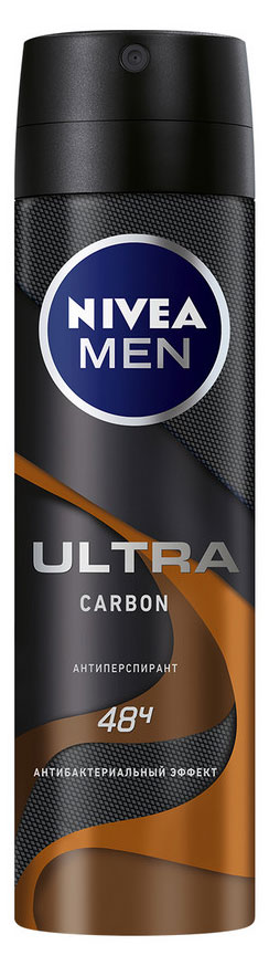 Антиперспирант спрей NIVEA MEN  Ultra Carbon, 150 мл